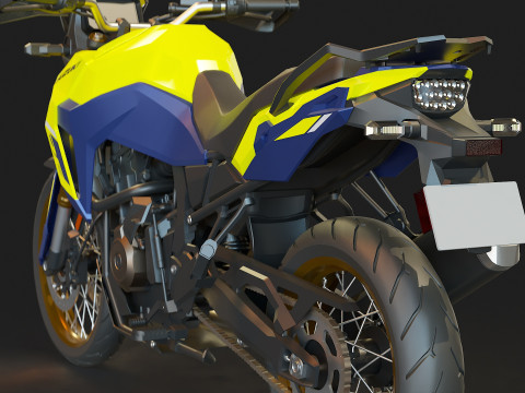 Base model Suzuki V Storm 800 2023 3D Model