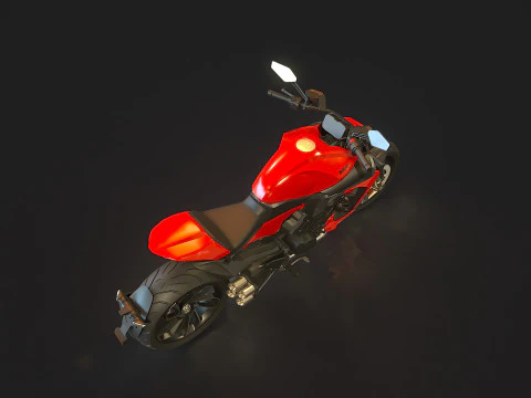 Base model Ducati Diavel V4 2023 3D Model