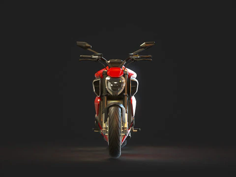 Base model Ducati Diavel V4 2023 3D Model