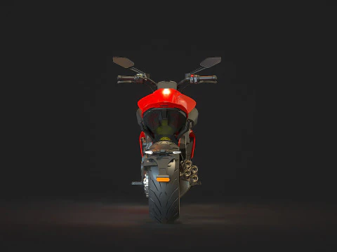 Base model Ducati Diavel V4 2023 3D Model