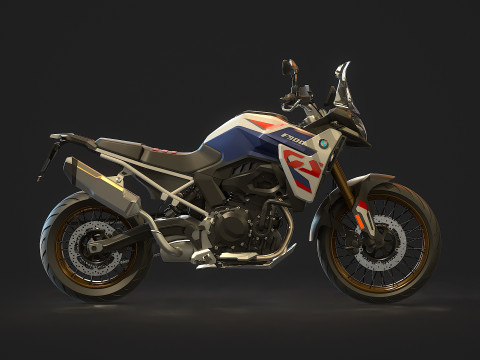 Base model BMW F900 GS 2024 Modello 3D