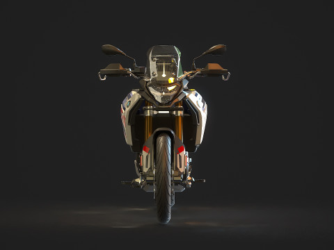 Base model BMW F900 GS 2024 Modello 3D