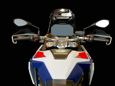 Base model BMW F900 GS 2024 Modello 3D