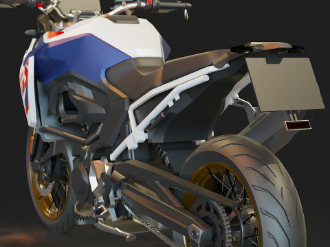 Base model BMW F900 GS 2024 Modello 3D