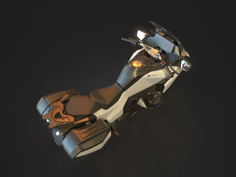 Base model BMW R 1300 RT 2025 3D Model