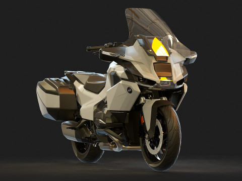 Base model BMW R 1300 RT 2025 3D Model