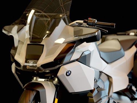 Base model BMW R 1300 RT 2025 3D Model