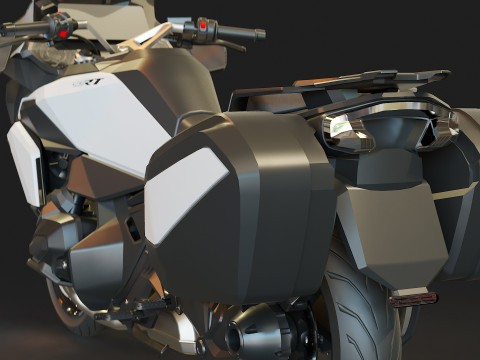 Base model BMW R 1300 RT 2025 3D Model