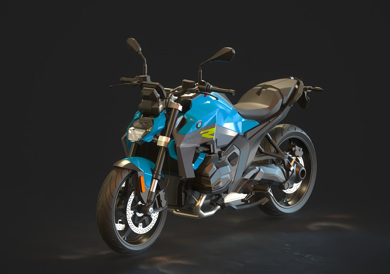 Base model R 1300 R 2025 3D Model .c4d .max .obj .3ds .fbx .stl .blend