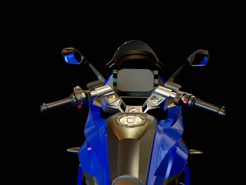 Base model BMW R 1300 RS 2025 3D Model
