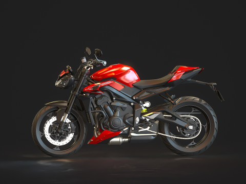 Base model for Triumph Street Triple 765 2024 Modelo 3D