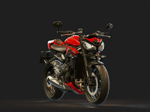 Base model for Triumph Street Triple 765 2024 Modelo 3D