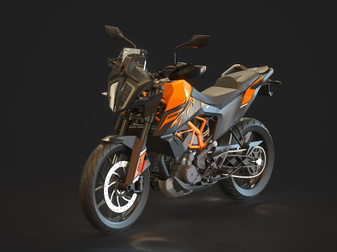 Base model KTM 390 ADV 2023 Modèle 3D