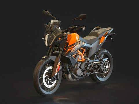 Modelo básico KTM 390 ADV 2023 Modelo 3D