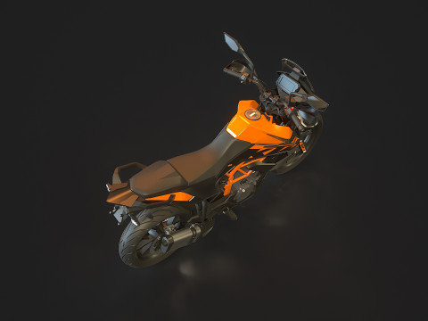 Base model KTM 390 ADV 2023 3D मॉडल