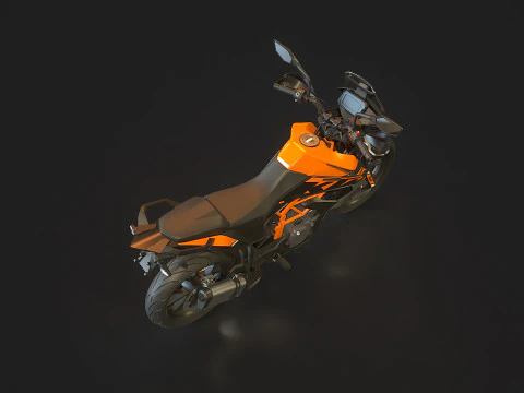 Base model KTM 390 ADV 2023 3D Model