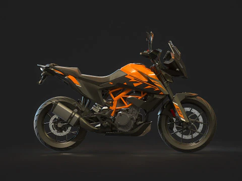 Base model KTM 390 ADV 2023 3D Model