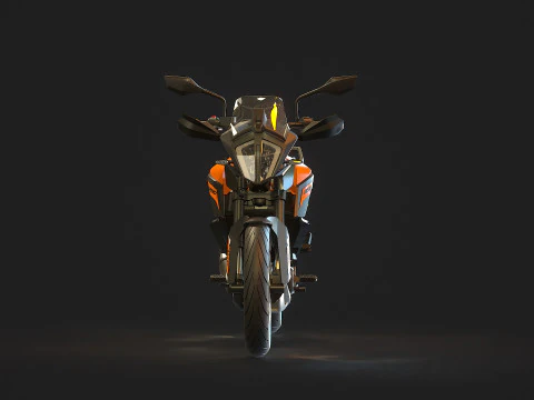 Base model KTM 390 ADV 2023 3D Model