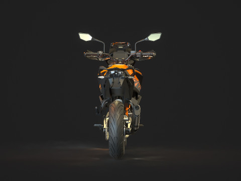 Base model KTM 390 ADV 2023 3D मॉडल