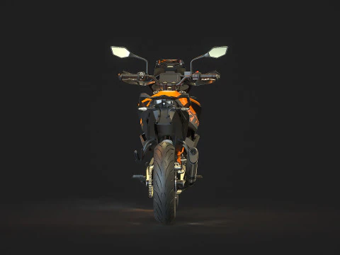 Base model KTM 390 ADV 2023 3D Model