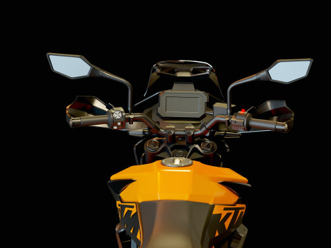 Base model KTM 390 ADV 2023 3D मॉडल