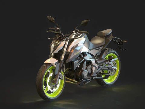 बेस मॉडल सीएफ मोटो 650 एनके 2023 3D मॉडल