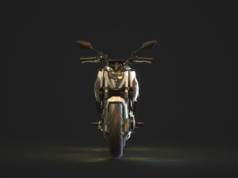 Base model CF Moto 650 NK 2023 3D Model