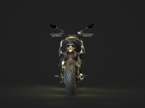 Base model CF Moto 650 NK 2023 3D Model