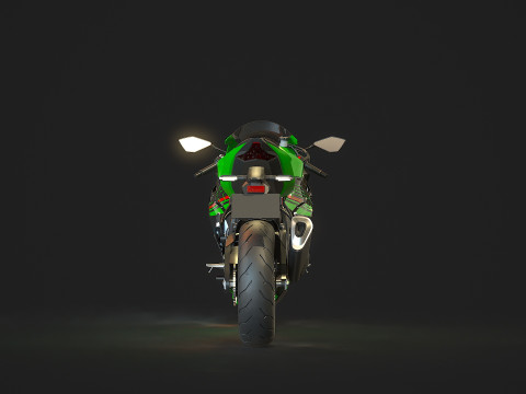 Base model Kawasaki ZX 6R 2024 3D Model
