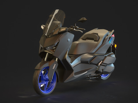 Base model Yamaha X Max 300 2024 Modèle 3D