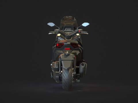 Base model Yamaha X Max 300 2024 Modello 3D