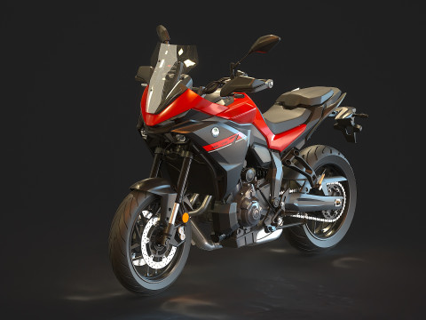 Base model Yamaha Tracer 7 2025 3D Model