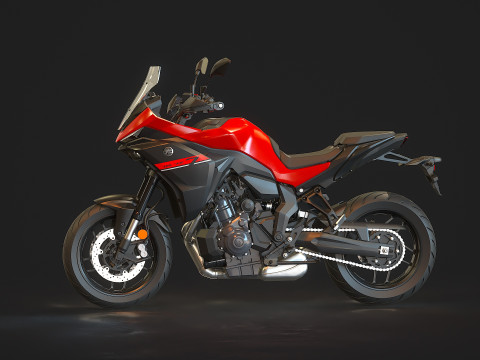 Base model Yamaha Tracer 7 2025 3D Modell