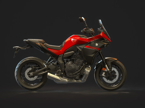 Base model Yamaha Tracer 7 2025 3D Modell