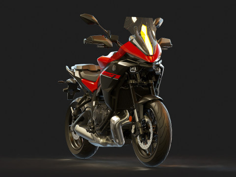 Base model Yamaha Tracer 7 2025 3D Modell