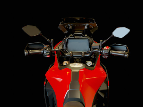 Base model Yamaha Tracer 7 2025 3D Modell