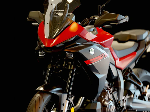 Base model Yamaha Tracer 7 2025 3D Model
