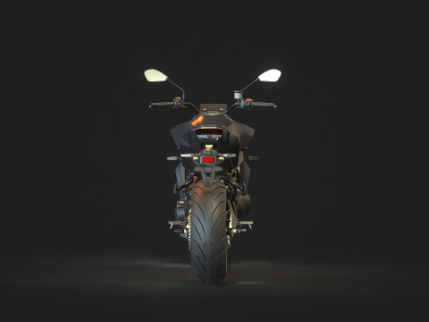 Base model Yamaha MT 09 2024 3D 模型