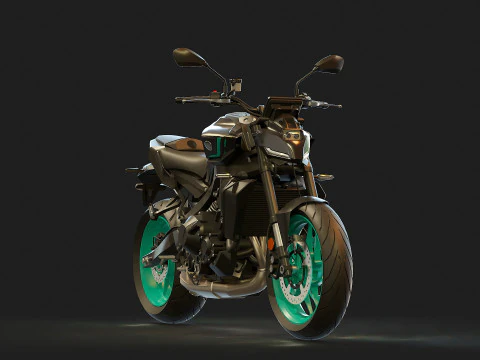 Base model Yamaha MT 09 2024 3D Model