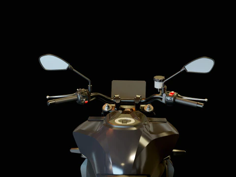 Base model Yamaha MT 09 2024 3D Model