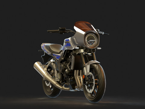 Base model Honda CB1000F SE 2025 3D मॉडल