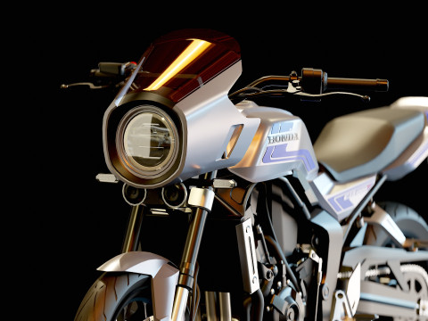 Base model Honda CB1000F SE 2025 3D मॉडल