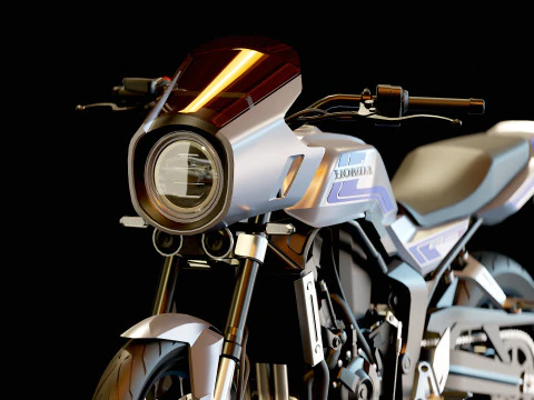 Base model Honda CB1000F SE 2025 3D Model