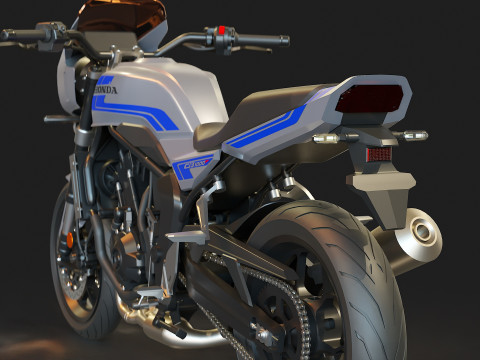 Base model Honda CB1000F SE 2025 3D मॉडल