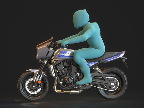 Base model Honda CB1000F SE 2025 3D मॉडल