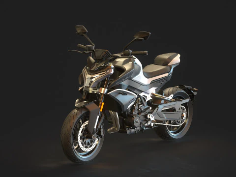 Modelo básico CF Moto 800 NK 2024 Modelo 3D