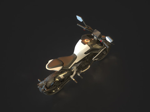 Base model CF Moto 800 NK 2024 3D Model