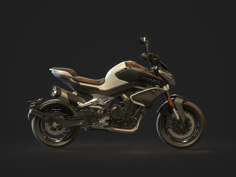 Base model CF Moto 800 NK 2024 3D Model