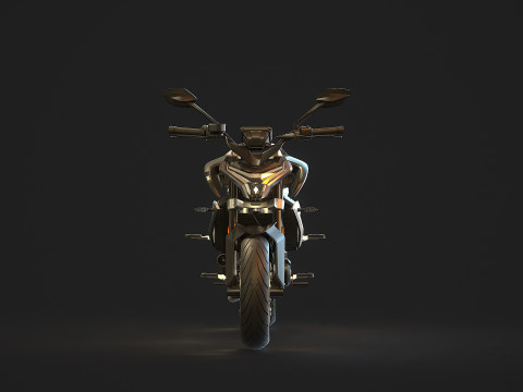 Base model CF Moto 800 NK 2024 3D Model