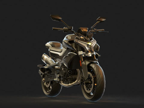 Base model CF Moto 800 NK 2024 3D Model